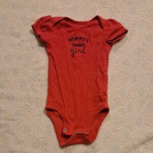 Carter's Red Bodysuit - Mommy's Sweet Girl